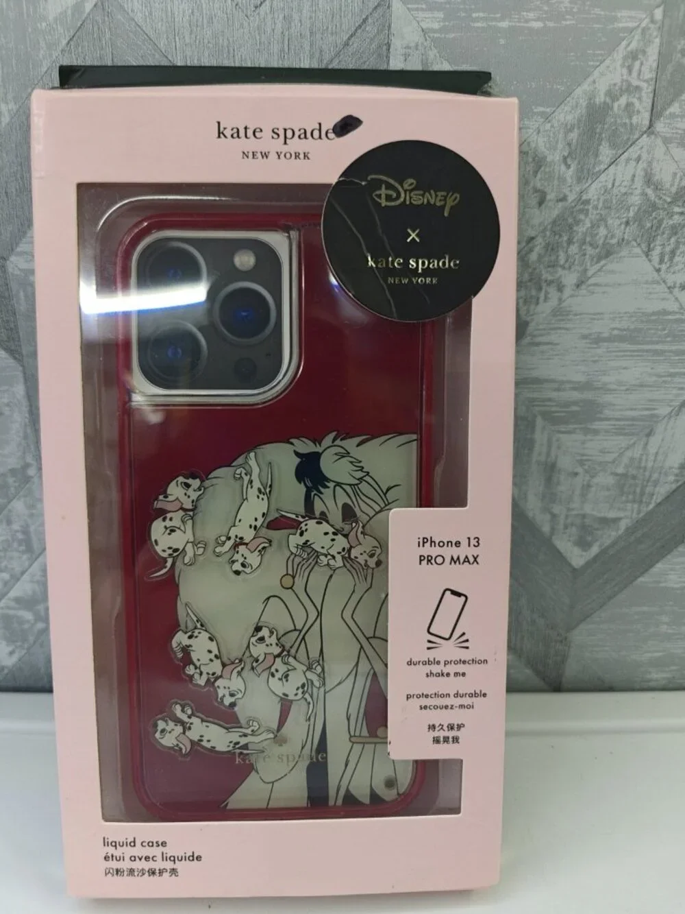 Kate Spade Disney 101 Dalmations Phone Case iPhone 13 Pro Max New In Box